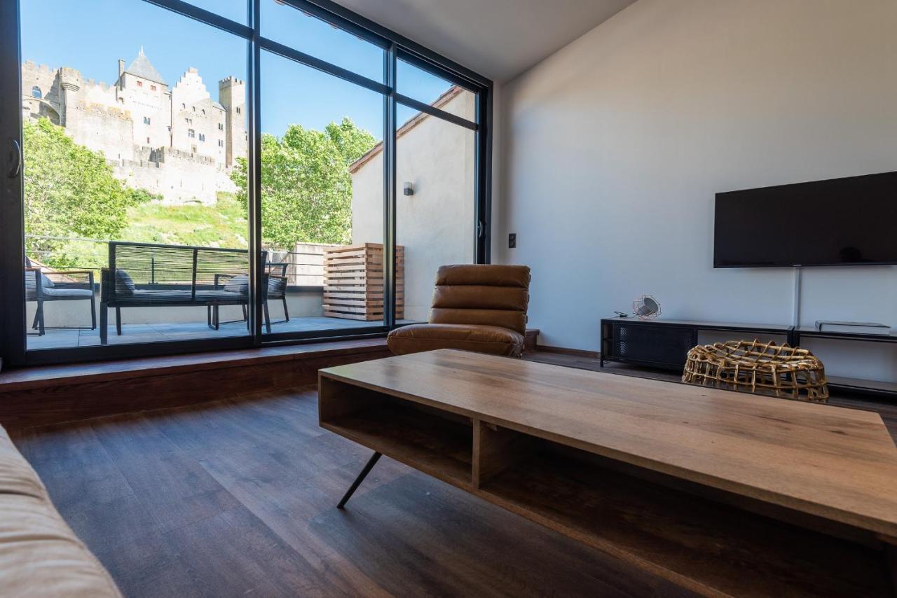 Appartamento Le Loft De La Tour Pinte Carcassonne Esterno foto